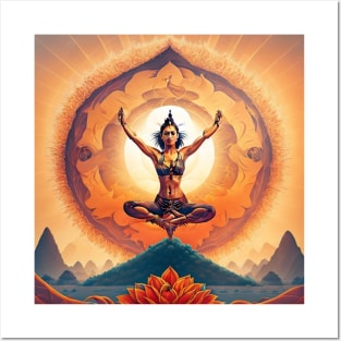 Yogic Serenity" Posters and Art